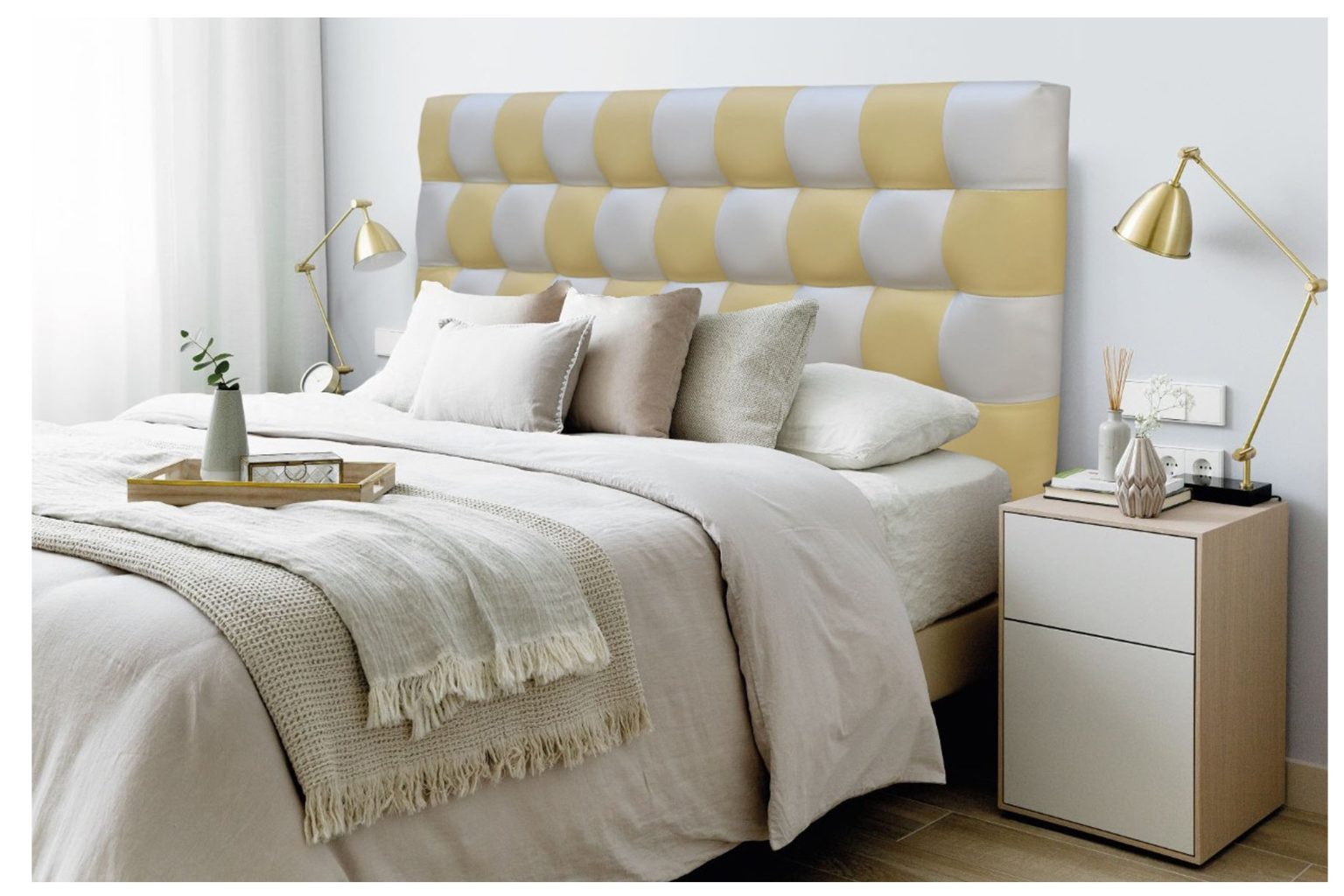 KANSAS Patchwork 2 colores (70 cm. Alto)