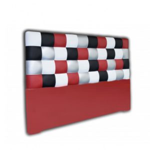 Negro-Rojo-Plata-Blanco c/base Rojo