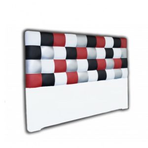 Negro-Rojo-Plata-Blanco c/base Blanco