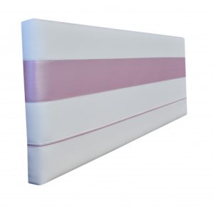 Modelo 1: Blanco-Franja Rosa-Línea Rosa