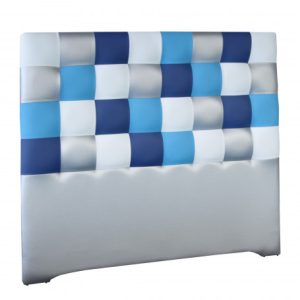 Blanco-Plata-Azul-Turquesa/Base Plata